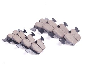 ES#2695572 - EUR681KT5 - Front & Rear Euro Ceramic Brake Pad Kit - Offers excellent pedal feedback, low dust, and smooth initial bite. A favorite among BMW enthusiasts. - Akebono - BMW