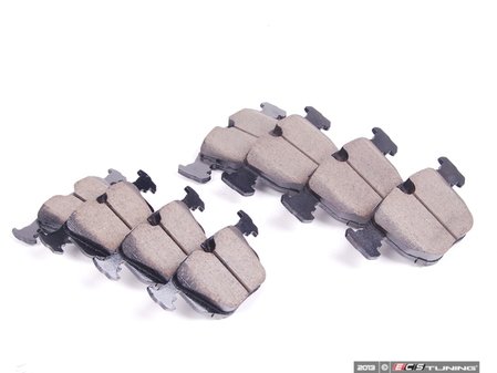 ES#2695572 - EUR681KT5 - Front & Rear Euro Ceramic Brake Pad Kit - Offers excellent pedal feedback, low dust, and smooth initial bite. A favorite among BMW enthusiasts. - Akebono - BMW