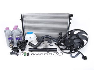 ES#2702204 - MKIV12VCOOLKT2 - ECS Cooling System Refresh Kit With Black ECS Water Pipe - Kit assembled with all the usual wear items in the cooling system to keep your engine at optimum temperature. - Assembled By ECS - Volkswagen