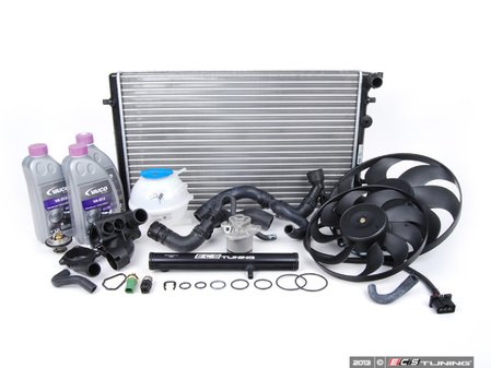 ES#2702204 - MKIV12VCOOLKT2 - ECS Cooling System Refresh Kit With Black ECS Water Pipe - Kit assembled with all the usual wear items in the cooling system to keep your engine at optimum temperature. - Assembled By ECS - Volkswagen