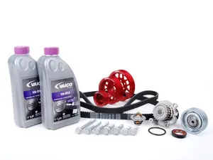 ECS Ultimate Plus Timing Belt Kit With Red Underdrive Pulley Set