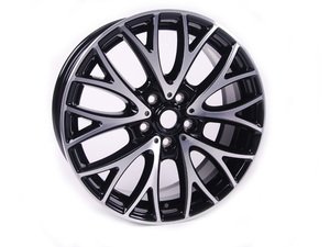 ES#2612101 - 36116854451 - R134 MINI JCW Cross Spoke Wheel 19" (5x120) - Black Gloss Turned - Priced Each - 19 X 7.5J ET:52 - Genuine MINI - MINI