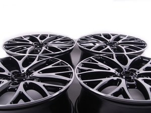 ES#2702617 - 36116854451KT - R134 MINI JCW Cross Spoke Wheel 19" (5x120) - Black Gloss Turned - Set Of 4 - 19 X 7.5J ET:52 - Genuine MINI - MINI