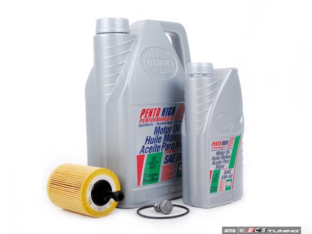ES#9683 - B6pass363kkt - Oil Service Kit - Featuring Pentosin oil, Mann filter, and a new drain plug - Assembled By ECS - Volkswagen