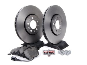 ES#257361 - 1J0698007 - Front Brake Service Kit (288x25) - Featuring Brembo rotors and ECS DD23 ceramic brake pads. - Assembled By ECS - Volkswagen