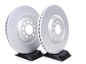 ES#257417 - 8L0698301AKT2 -  Front Brake Rotors - Pair (312x25) - Featuring a protective Meyle Platinum coating. - Meyle - Audi Volkswagen