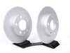 ES#257372 - 1J0698014 - Rear Brake Service Kit (232x9) - Featuring Zimmermann rotors and ECS DD23 "Daily Driver" ceramic pads. - Assembled By ECS - Audi Volkswagen