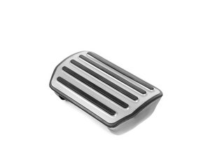ES#1446690 - 95542321210 - Brushed Aluminum Pedal Cap - Brake - Aluminum brake pedal with rubber grips - Genuine Porsche - Volkswagen Porsche
