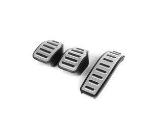 ES#2684907 - 95542321010KT - Aluminum & Rubber Pedal Cap Set - For vehicles with manual transmission - Genuine Porsche - Porsche
