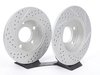 ES#2561568 - 8D0601AXSGMTKT - Performance Rear Brake Service Kit - (NO LONGER AVAILABLE) - Featuring ECS GEOMET Drilled & Slotted rotors and Hawk HPS pads - Assembled By ECS - 