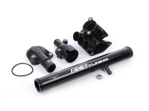 ES#1884269 - VR6THKWACP - Aluminum Water Pipe Kit - No Thermostat - Complete kit of flanges and pipes, including the long lasting ECS aluminum water pipe - Assembled By ECS - Volkswagen