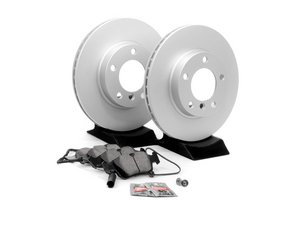 ES#1905575 - E36RPS2 - Front Brake Service Kit - Featuring ECS V5 rotors and ECS DD23 ceramic pads. - Assembled By ECS - BMW