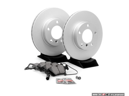 ES#1905575 - E36RPS2 - Front Brake Service Kit - Featuring ECS V5 rotors and ECS DD23 ceramic pads. - Assembled By ECS - BMW