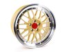 ES#2702739 - 2018CAP - Center Cap - Red/Chrome - Priced Each - Add a custom touch to your Alzor 881 wheels - Alzor - Audi BMW Volkswagen