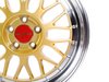 ES#2702739 - 2018CAP - Center Cap - Red/Chrome - Priced Each - Add a custom touch to your Alzor 881 wheels - Alzor - Audi BMW Volkswagen