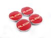 ES#2702771 - 2018CAPAREDKT - Center Cap Kit - Red - Set Of Four - Add a custom touch to your Alzor 881 wheels - Alzor - Audi BMW Volkswagen