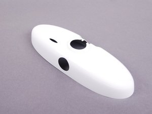 ES#2702484 - 51162339380 - White Cover Rearview Mirror - Part of the Ray Line neon color series - manual dip - Genuine MINI - MINI