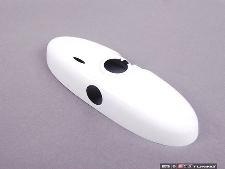 ES#2702484 - 51162339380 - White Cover Rearview Mirror - Part of the Ray Line neon color series - manual dip - Genuine MINI - MINI