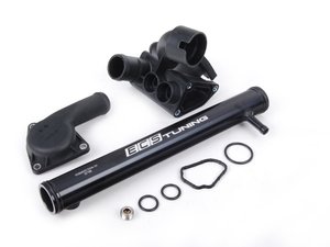 ES#1892122 - VR624VTHKWOTG - Aluminum Water Pipe Kit - Stage 1 - Featuring ECS black aluminum water pipe - Assembled By ECS - Volkswagen