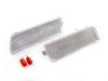 ES#5647 - MK5GJSMSCLR-a - Rough Style Bumper Side Marker Set - Clear - Clear side markers with faceted lenses. Limited lifetime warranty. - ECS - Volkswagen