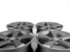 ES#2207750 - 628-2 - 18" Style 628 Wheels - Set Of Four  - 18"x8" ET45 66.6CB 5x112 Gunmetal / Machined Face - Alzor - Audi