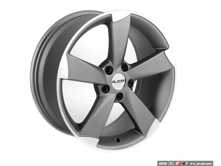 ES#2207750 - 628-2 - 18" Style 628 Wheels - Set Of Four  - 18"x8" ET45 66.6CB 5x112 Gunmetal / Machined Face - Alzor - Audi