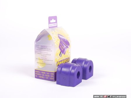ES#2651371 - PFF5-4602-21x2 - E46 Performance Polyurethane Front Sway Bar Bushing Set - Stiffer bushings allow sway bars to work at their fullest potential. For 21.5mm front sway bar. - Powerflex - BMW