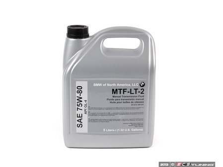 ES#197386 - 83220309031 - Manual Transmission Fluid - 5 Liters - (NO LONGER AVAILABLE) - MTF-LT-2 in 75W-80 weight - Genuine BMW - 