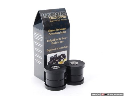 ES#2650198 - PFR85-508BX2 - Race Polyurethane Rear Trailing Arm Bushing Set - Helps maintain proper suspension geometry for improved handling and less rear steer feeling - Powerflex Black Series - Audi Volkswagen