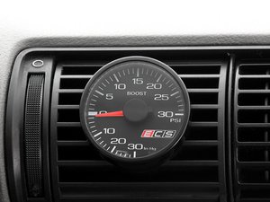 ES#2664824 - 001576ECS01KT -  ECS Vent Pod Boost Gauge Kit - (NO LONGER AVAILABLE) - Vent-mounted digital boost gauge for B5 S4 looks factory installed - ECS - 