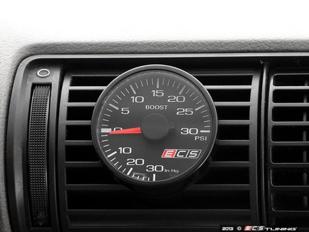 ES#2664824 - 001576ECS01KT -  ECS Vent Pod Boost Gauge Kit - (NO LONGER AVAILABLE) - Vent-mounted digital boost gauge for B5 S4 looks factory installed - ECS - 