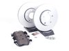 ES#4830452 - 34116854999KT13 - Front Brake Service Kit - Featuring Zimmermann coated rotors and ECS DD23 "Daily Driver" ceramic pads. - Assembled By ECS - BMW