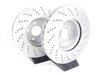 ES#2586615 - 2044211012KT2 - Front Brake Rotors - Pair (322x32) - Featuring a protective Meyle Platinum coating - Meyle - Mercedes Benz