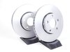 ES#1899320 - 8e0698005 - Front Brake Service Kit - Featuring Zimmermann rotors and ECS DD23 Daily Driver ceramic pads - Assembled By ECS - Audi Volkswagen