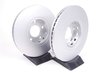 ES#1899320 - 8e0698005 - Front Brake Service Kit - Featuring Zimmermann rotors and ECS DD23 Daily Driver ceramic pads - Assembled By ECS - Audi Volkswagen