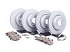 ES#2677967 - 34116763824KT1 - Front And Rear Brake Service Kit - Featuring Zimmermann rotors and ECS DD23 "Daily Driver" ceramic pads. - Assembled By ECS - BMW