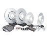ES#257354 - 1J0698001 - Front & Rear Brake Service Kit - Featuring Zimmermann rotors and ECS DD23 "Daily Driver" ceramic pads. - Assembled By ECS - Volkswagen