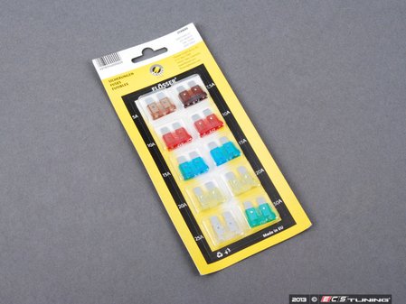 ES#258731 - 204800 - ATC Style Fuse Kit - 10 pack of ATC style fuse kit, perfect to keep in your glove box - Flosser - Audi BMW Volkswagen Mercedes Benz MINI Porsche