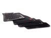 ES#3915 - ZAW179009SABLK - All Weather Rubber Floor Mat Set - Black - (NO LONGER AVAILABLE) - Featuring the 'Audi Sport' logo, includes front and rear mats - Genuine Volkswagen Audi - 