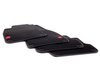 ES#3915 - ZAW179009SABLK - All Weather Rubber Floor Mat Set - Black - (NO LONGER AVAILABLE) - Featuring the 'Audi Sport' logo, includes front and rear mats - Genuine Volkswagen Audi - 
