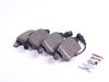 ES#9366 - HB543Z.760 - Front Performance Ceramic Brake Pad Set - Ceramic composite developed to meet the low dust & noise requirements. - Hawk - Audi Volkswagen