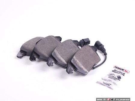 ES#9366 - HB543Z.760 - Front Performance Ceramic Brake Pad Set - Ceramic composite developed to meet the low dust & noise requirements. - Hawk - Audi Volkswagen