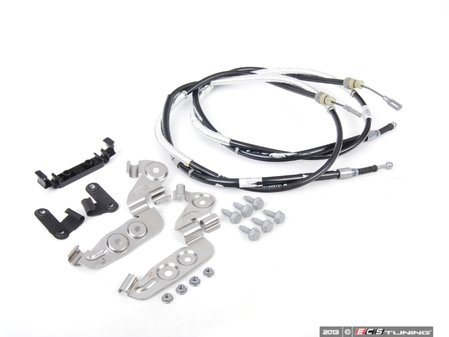 ES#3648468 - 8e0609721atKT -  Parking Brake Refresh Kit - Includes cables, brackets, and securing hardware - Genuine Volkswagen Audi - Audi