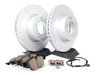 ES#2649779 - 34116854998SRVKT - Front Brake Service Kit - Featuring Zimmermann rotors and ECS DD23 "Daily Driver" ceramic pads. - Assembled By ECS - BMW