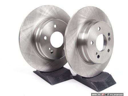 ES#2561825 - 2104231012 - Rear Brake Rotors - Pair - Solid Rotors - 290mm Diameter  - Balo - Mercedes Benz