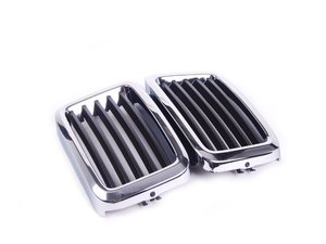 ES#77398 - 51131873253 - E28 Kidney Grille Assembly - Restore your BMW's good looks by replacing your old and damaged kidney grille - Genuine BMW - BMW