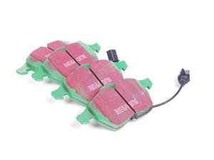 ES#517820 - DP21114 - GreenStuff Performance Brake Pads - Square Sensor - Mildly upgraded pad, great for an afternoon of sporty driving. - EBC - Audi Volkswagen