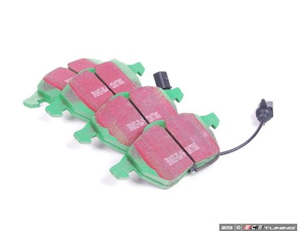 ES#517820 - DP21114 - GreenStuff Performance Brake Pads - Square Sensor - Mildly upgraded pad, great for an afternoon of sporty driving. - EBC - Audi Volkswagen