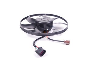 ES#2702624 - 1K0959455FJ - Auxiliary Fan Assembly - 360mm - Larger of the two fans found behind the radiator - MTC - Audi Volkswagen