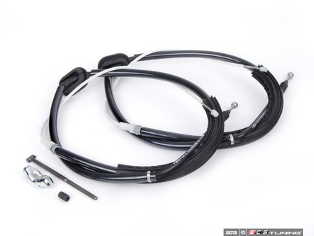 ES#2588551 - 8N0609721HKT - Parking Brake Refresh Kit - Kit includes brackets, cables, and hardware needed to service the parking brake system - Assembled By ECS - Audi